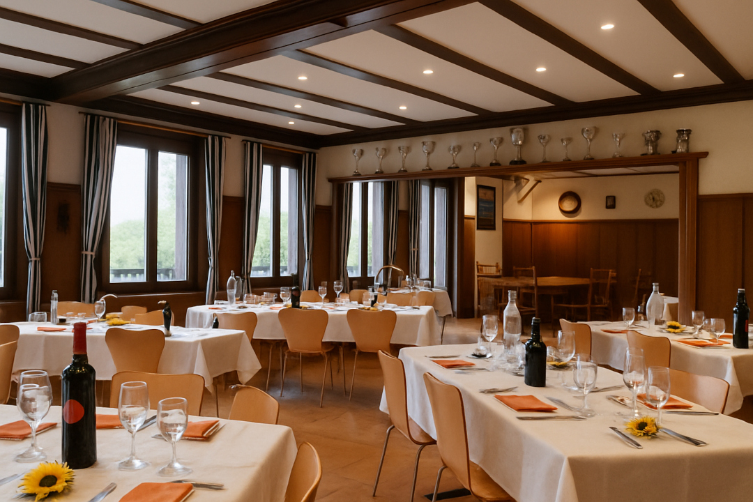 Restaurante con sistema de purificación de aire